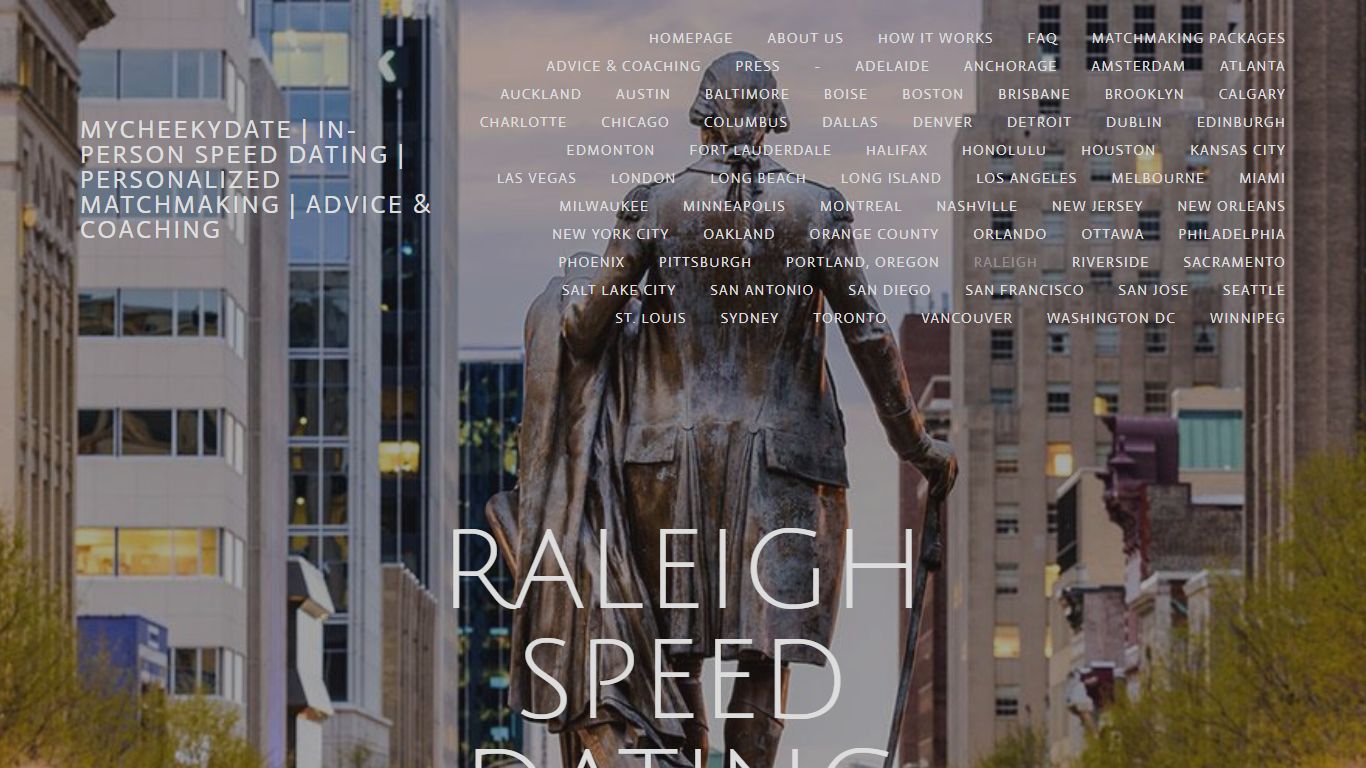 Raleigh Speed Dating - Personalized Matchmaking | Advice & Coaching